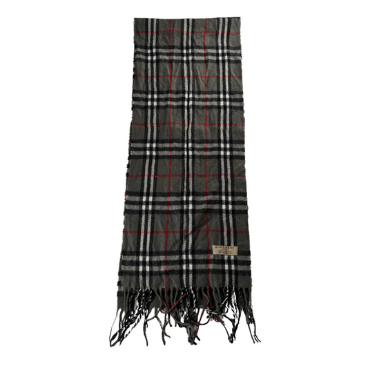 Burberry Scarf (Dark Grey) (Vintage)