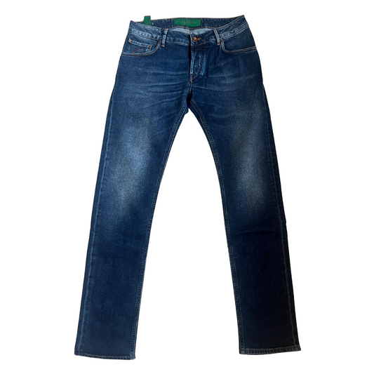 Handpicked Orvieto Slim Fit Jeans (Navy) (New)