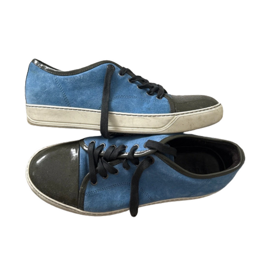 Lanvin Cap Toe Sneakers (Blue)