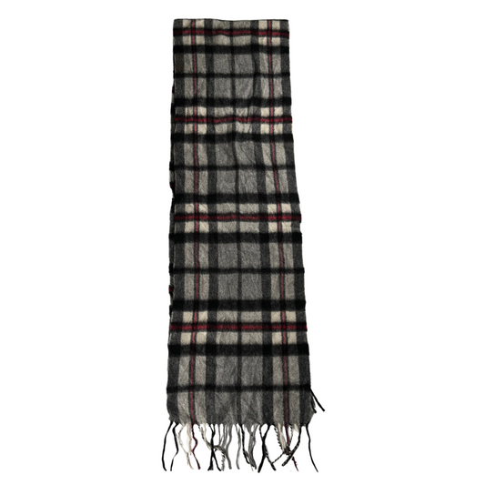 Burberry Scarf (Grey) (Vintage)