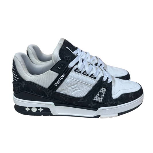 Louis Vuitton Trainer Sneakers (White Black)
