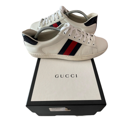 Gucci Ace Sneakers (White)