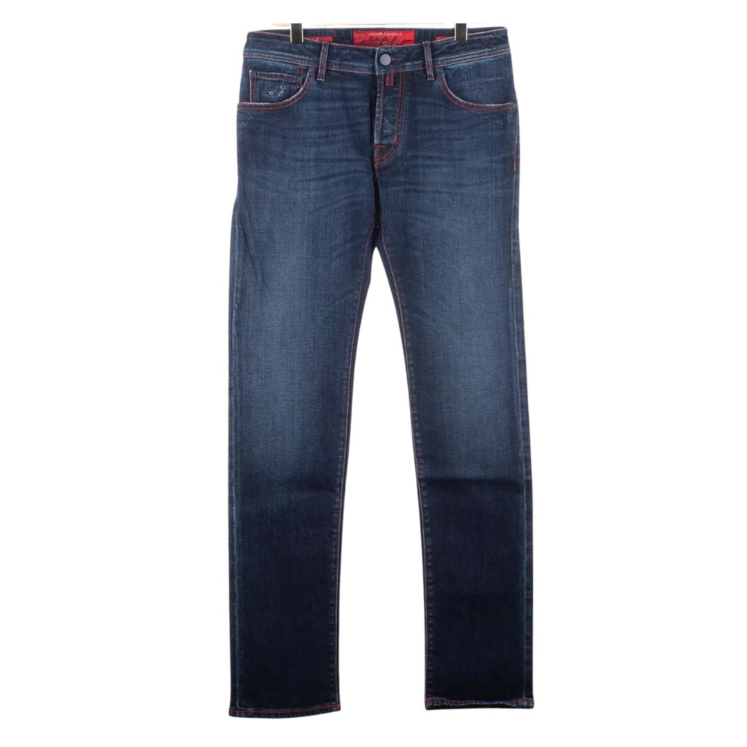 Jacob Cohën 622 Slim Fit Jeans (Navy) (New)