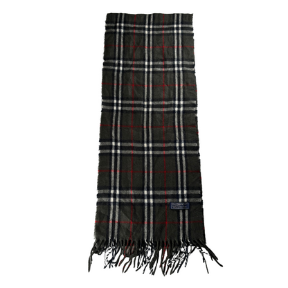 Burberry Scarf (Dark Grey) (Vintage)