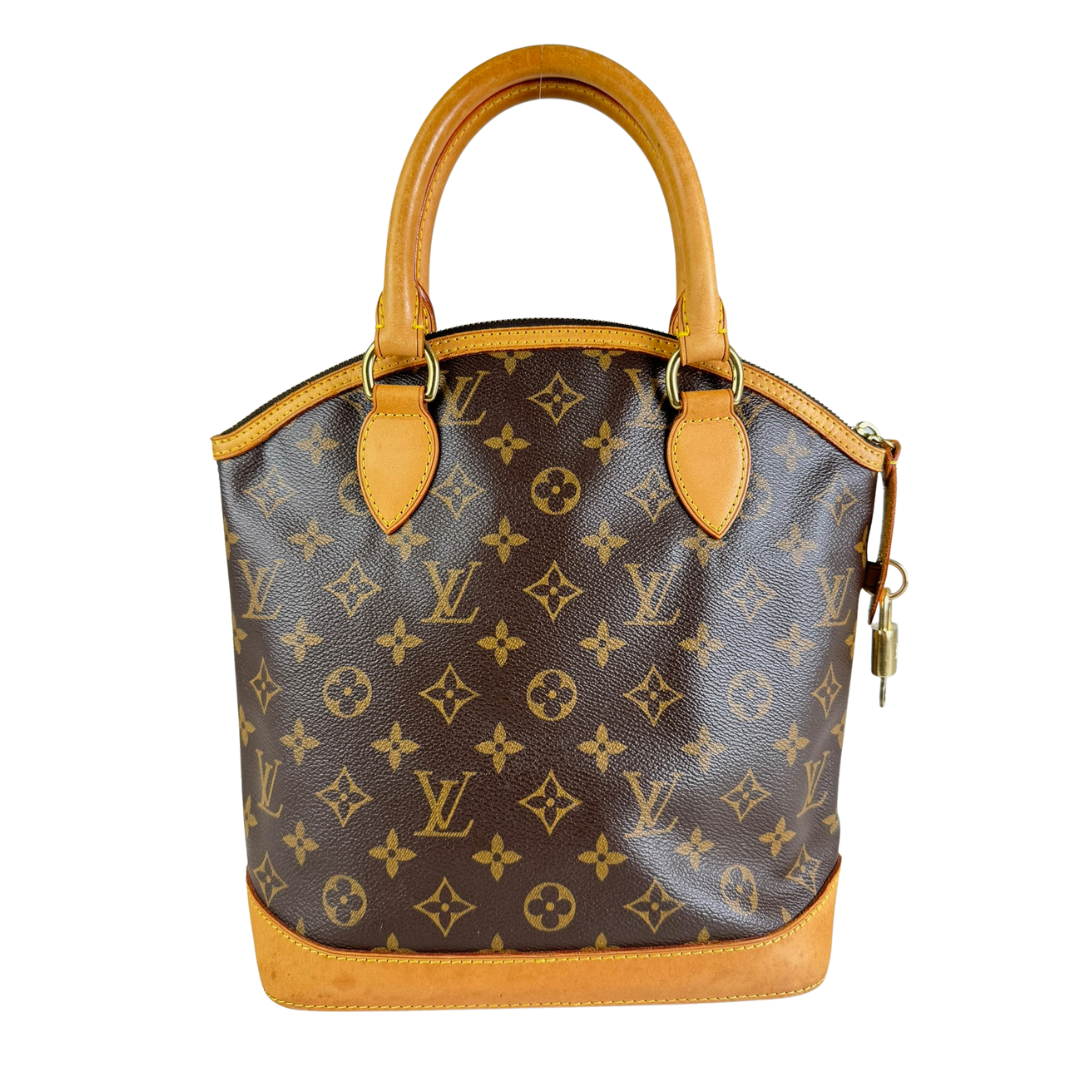Louis Vuitton Lockit Tote Bag (Brown) (Vintage)