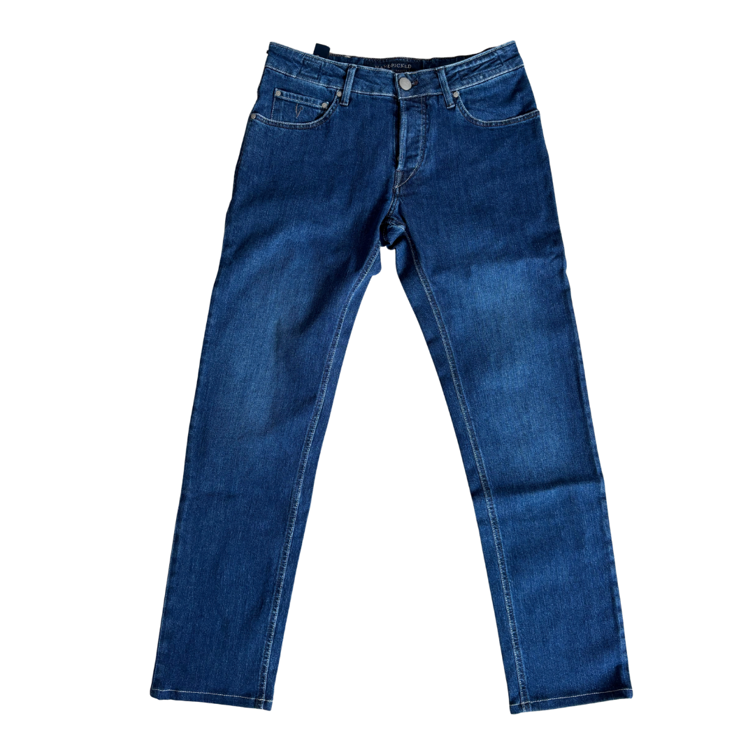 Handpicked Orvieto Slim Fit Jeans (Navy) (New)