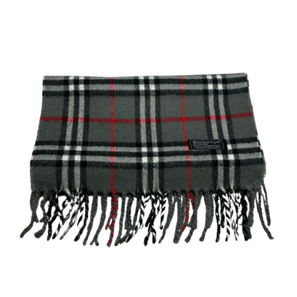Burberry Scarf (Dark Grey) (Vintage)