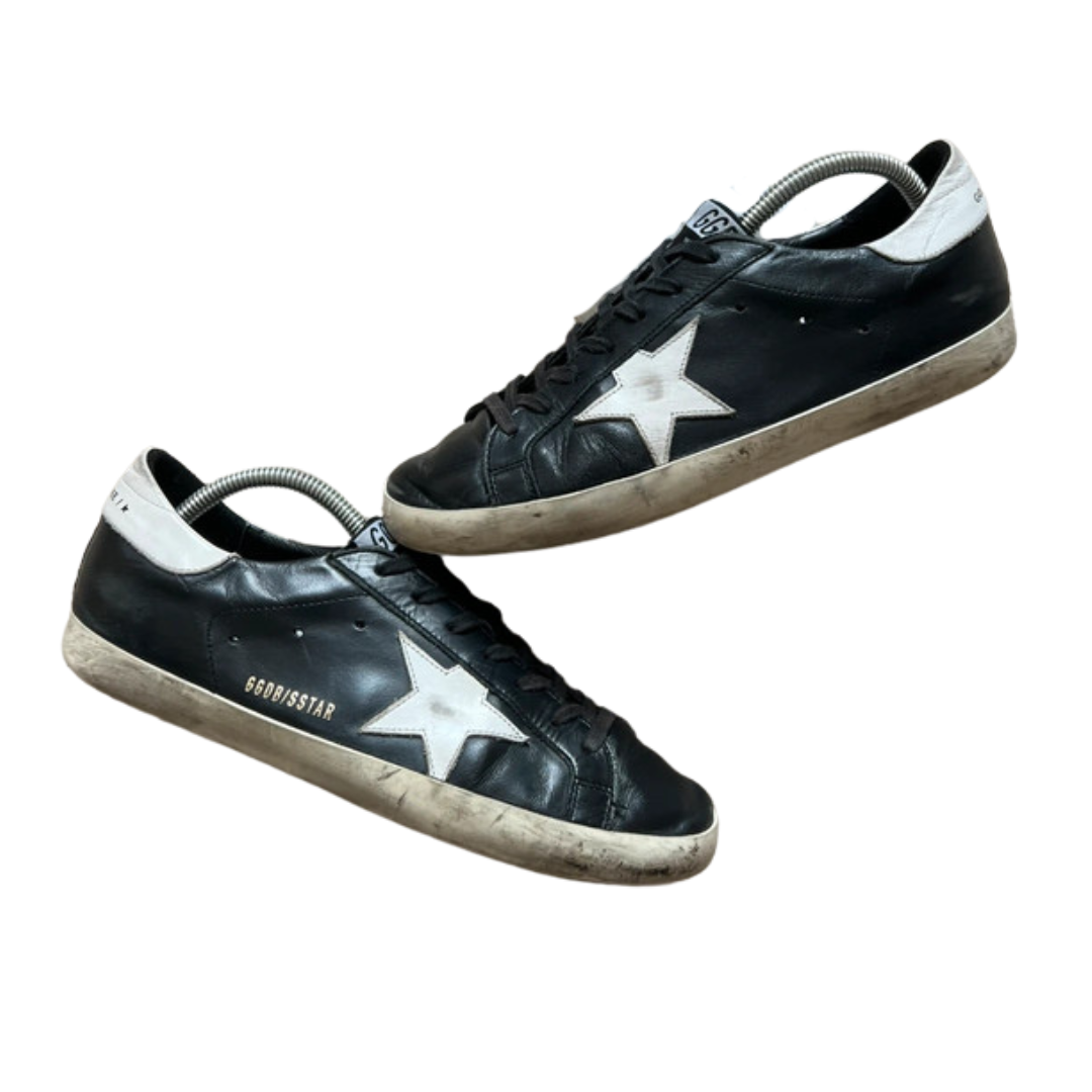 Golden Goose Superstar Sneakers (Black)