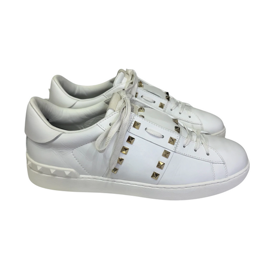 Valentino Garavani Rockstud Open Sneakers (White)