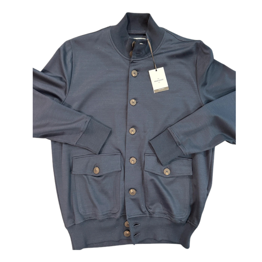 Gran Sasso Cardigan Jacket (Navy) (New)