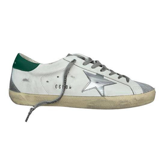 Golden Goose Superstar Sneakers (White Green) (New)