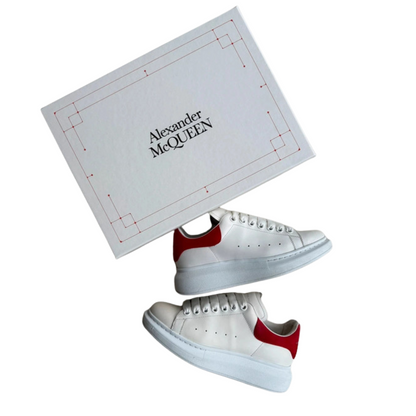 Alexander Mcqueen Sneakers (White Red) (Womens)