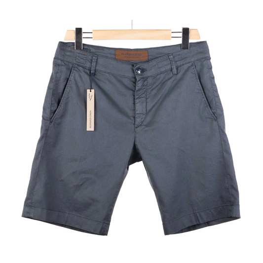 Handpicked Linen Shorts (Navy) (New)