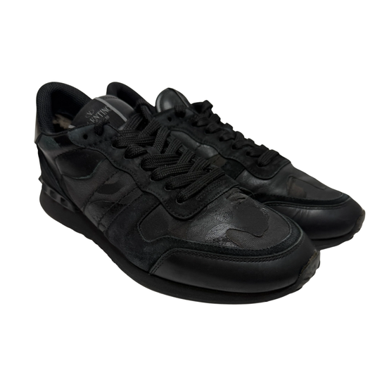 Valentino rockrunner sneakers (black)