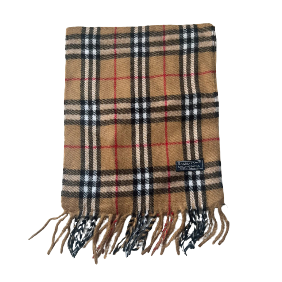 Burberry Scarf (Beige) (Vintage)