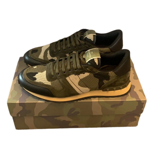 Valentino Garavani Rockrunner Sneakers (Dark Green)