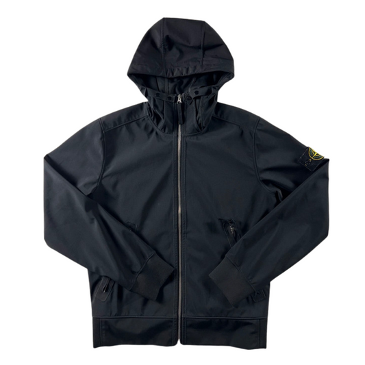 Stone Island Soft Shell Jacket (Black)