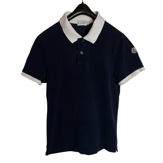 Moncler Maglia Polo Shirt (Navy)