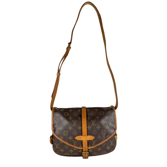 Louis Vuitton Saumur 30 Monogram Handbag (Brown) (Vintage)