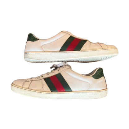 Gucci Ace Sneakers (White)
