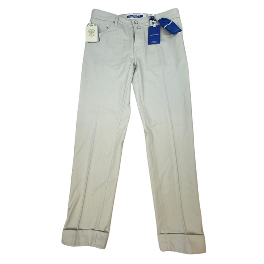 Jacob Cohën Scott Après Ski Slim Fit Chino Trousers (Grey) (New)