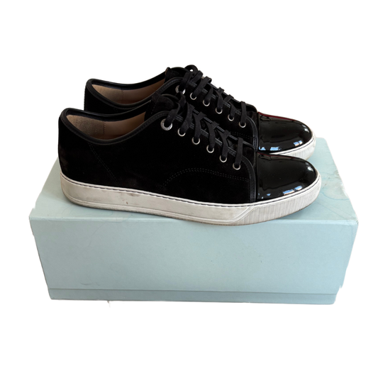 Lanvin Cap Toe Sneakers (Black)