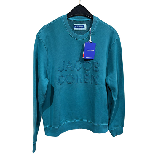 Jacob Cohën Crewneck Sweatshirt (Teal) (New)