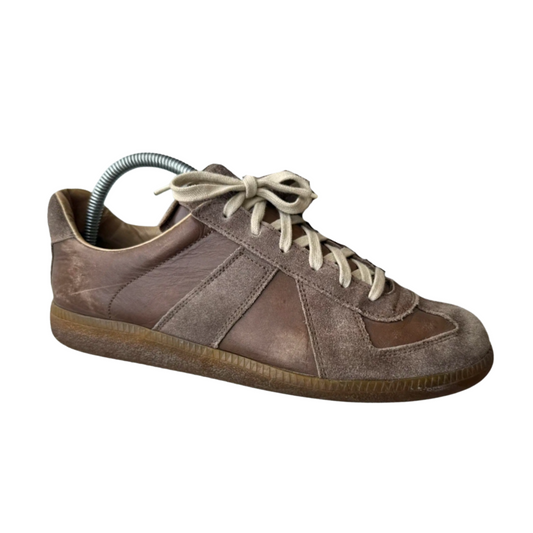 Maison Margiela Gat Sneakers (White &amp; Grey)