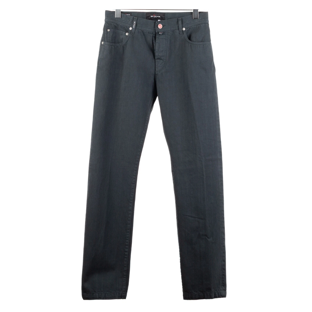 Kiton Napoli Slim Fit Jeans (Charcoal Grey) (New)