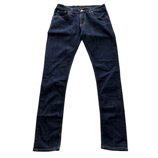 Nudie Tight Long John Slim Fit Jeans (Navy)