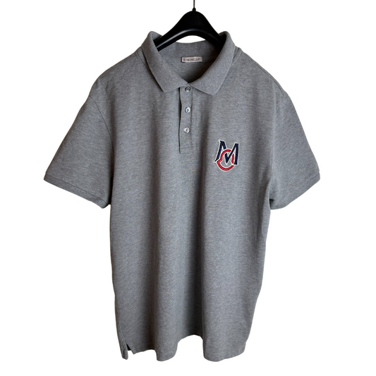 Moncler Maglia Polo Shirt (Grey)