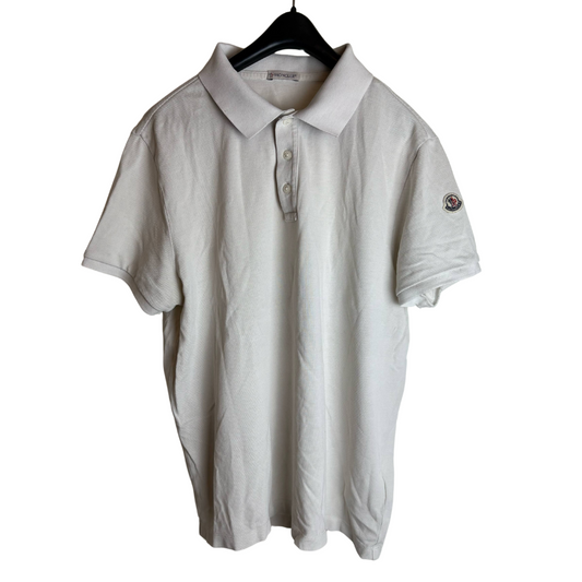Moncler Maglia Polo Shirt (White)