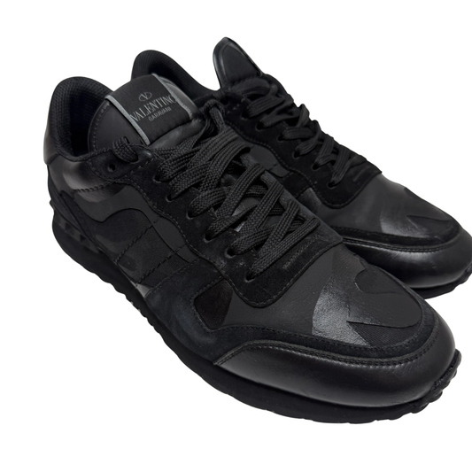 Valentino rockrunner sneakers (black)
