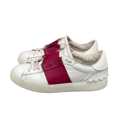 Valentino Garavani Open Sneakers (White Pink) (Womens)