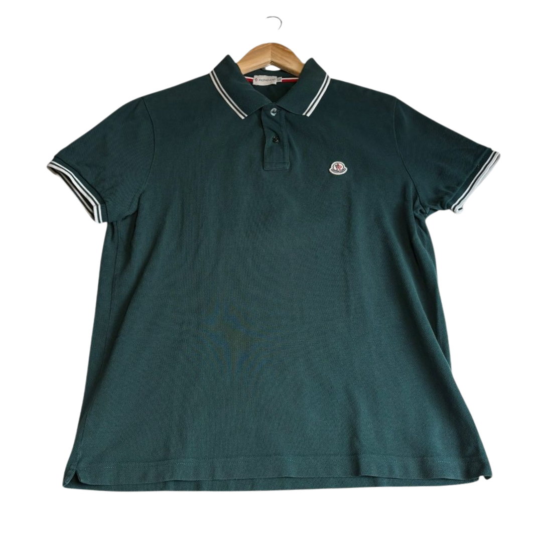 Moncler Maglia Polo Shirt (Dark Green)