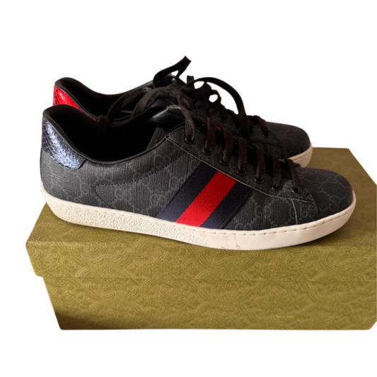 Gucci Ace Sneakers (Black)