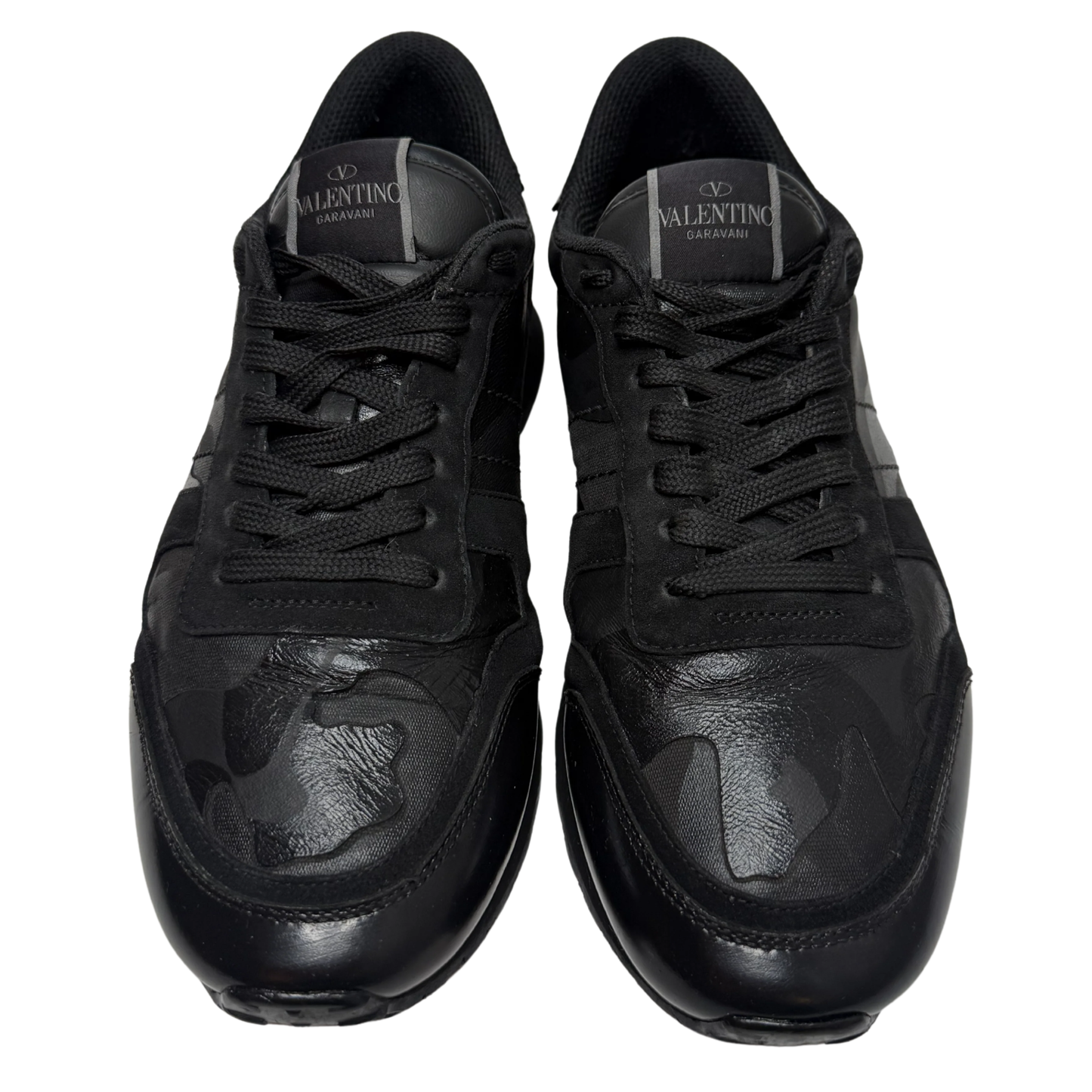 Valentino rockrunner sneakers (black)