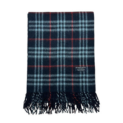 Burberry Scarf (Navy) (Vintage)