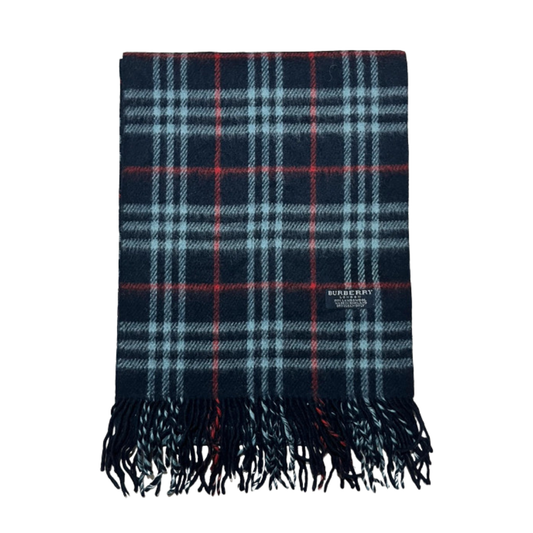Burberry Scarf (Navy) (Vintage)