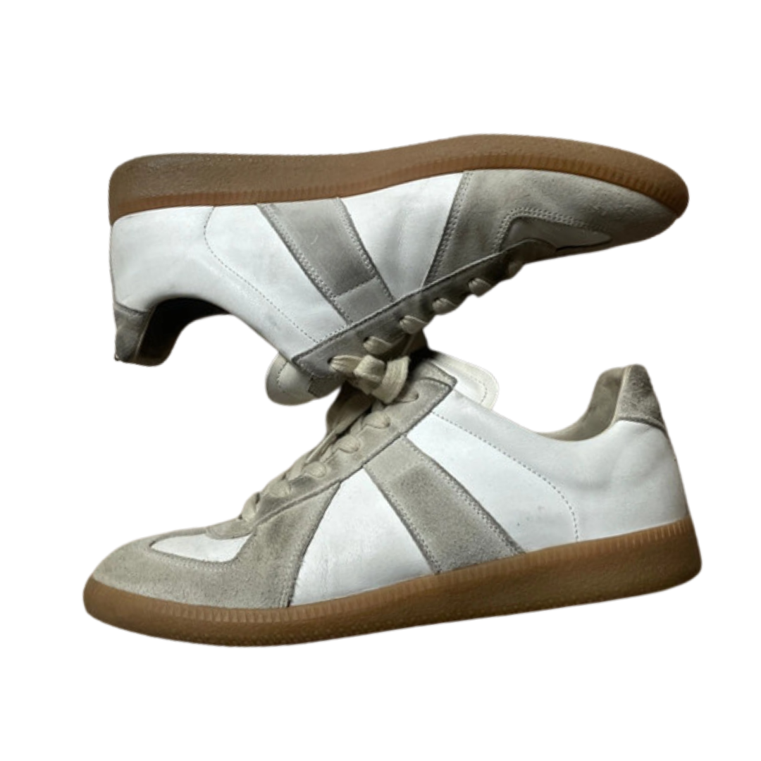 Maison Margiela Gat Sneakers (White &amp; Grey)
