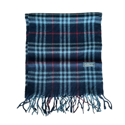 Burberry Scarf (Navy) (Vintage)