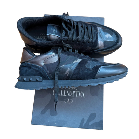 Valentino Garavani Rockrunner Sneakers (Black)