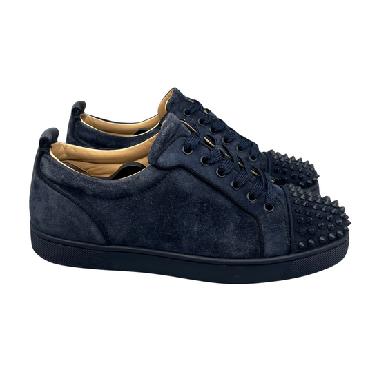 Christian Louboutin Louis Junior Spike Sneakers (Navy)