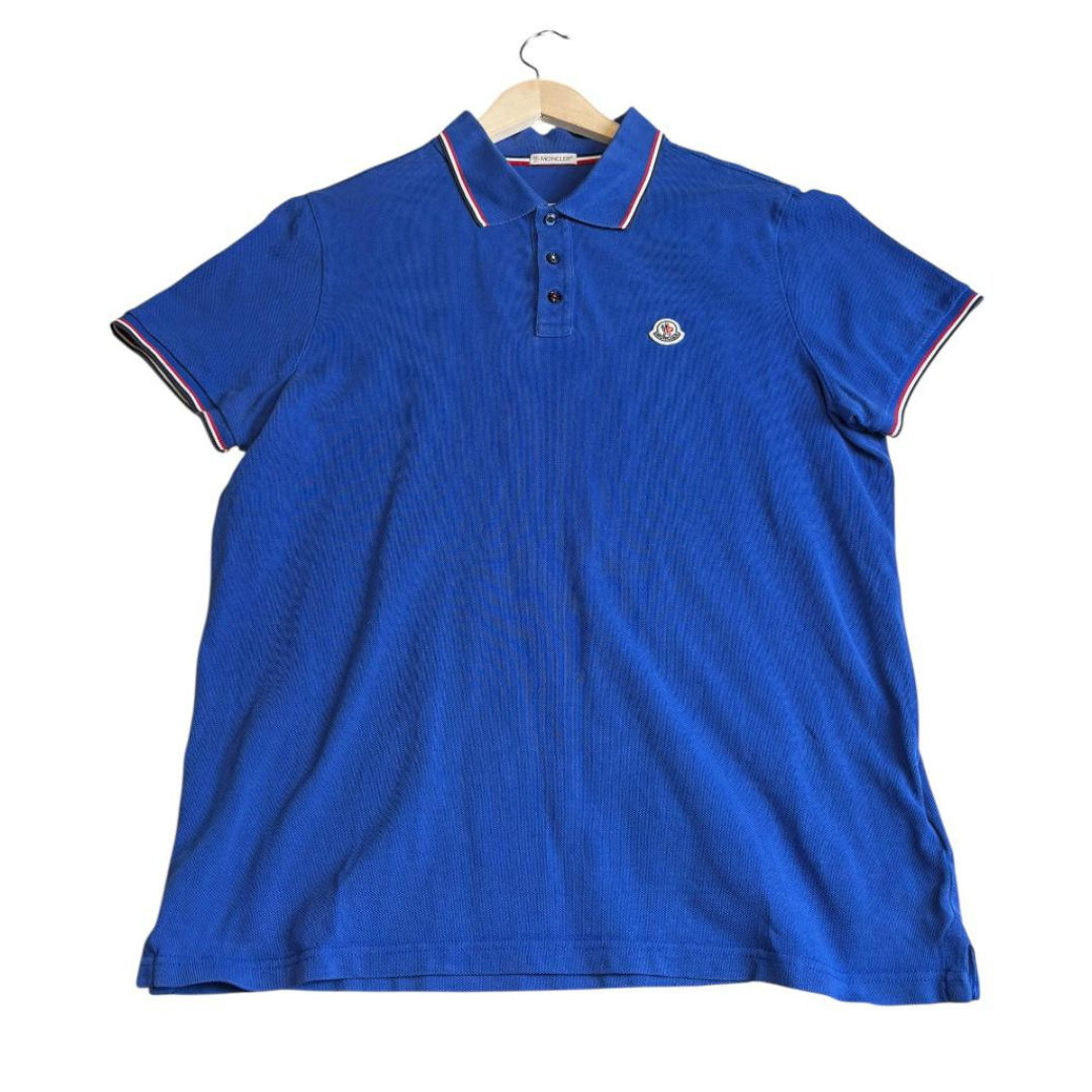 Moncler Maglia Polo Shirt (Navy Blue)