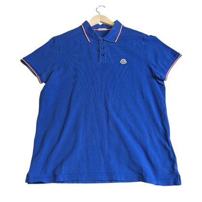 Moncler Maglia Polo Shirt (Navy Blue)
