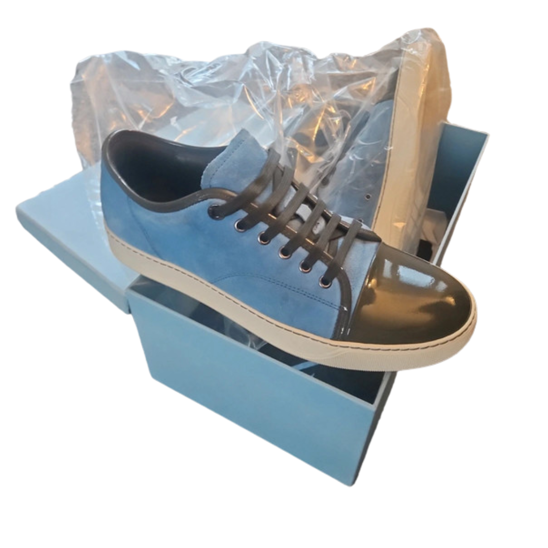 Lanvin Cap Toe Sneakers (Blue)