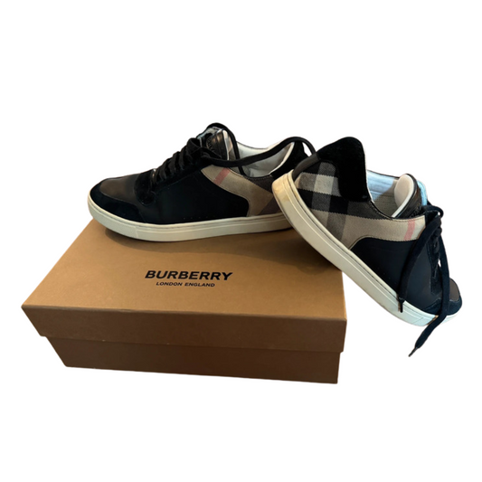 Burberry Checkered Low Sneakers (Black)