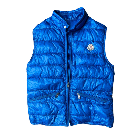Moncler Gui Gilet Down Vest (Royal Blue)