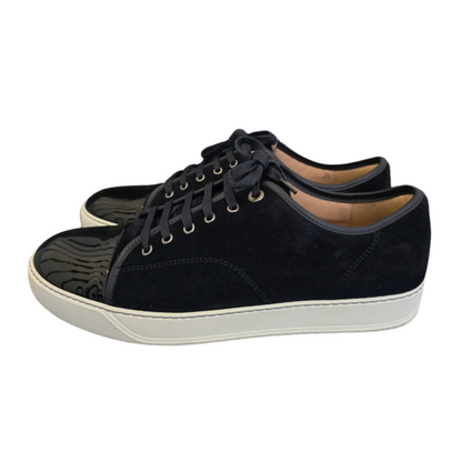 Lanvin Cap Toe Sneakers (Navy)
