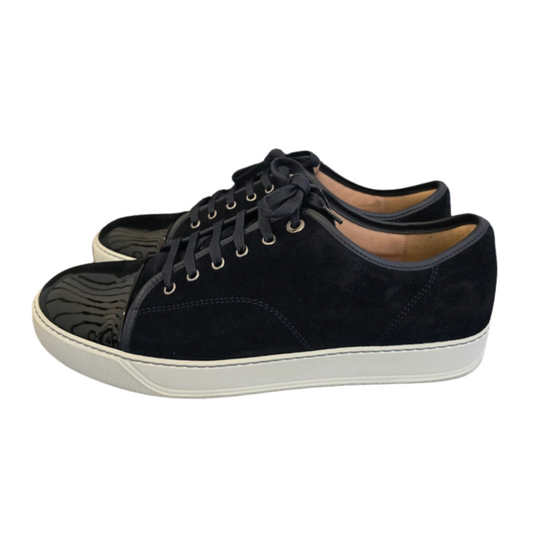 Lanvin Cap Toe Sneakers (Navy)